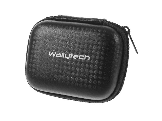 Wallytech Mini gopro hard carrying case eva coated with carbon fiber free sample design