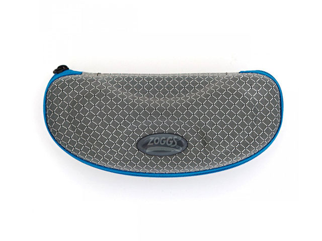 Zoggs hard EVA swim goggle carry case with rugged nylon covering and poly lining compact slim design