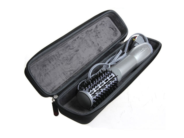 Hard EVA Flat Iron Hair Straightener case with waterproof nylon coated and webbing handle carrying custom design service available
