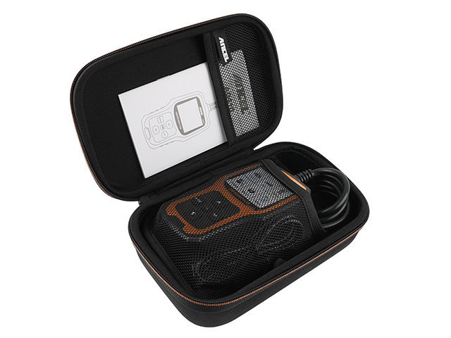 Custom EVA Code Reader Storage case black waterproof nylon with rectangle shape