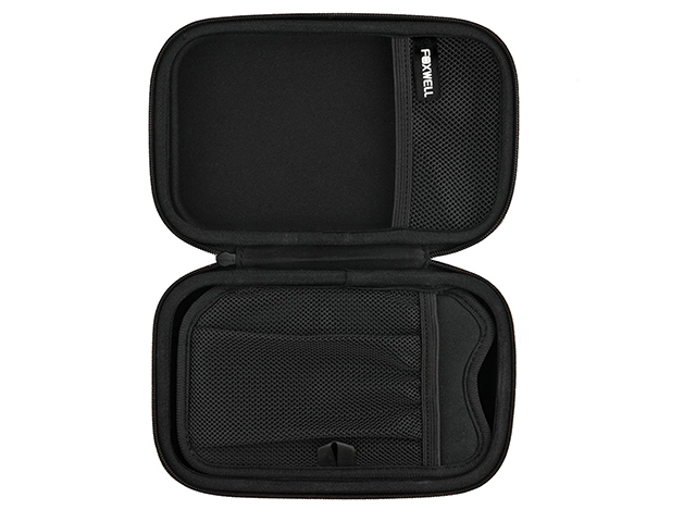 Custom EVA code reader travel case waterproof nylon with integrated handle