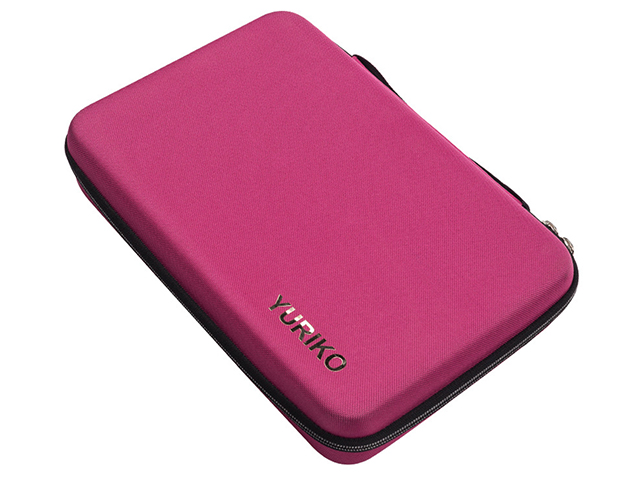 Custom shaped EVA protective Case for YURIKO with Rose Pink 1000d Poly for Medical Devices