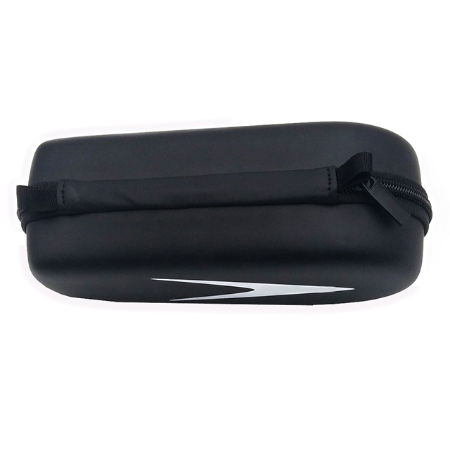 Custom shaped EVA protective Case with black faux Pu leather for multi-purpose