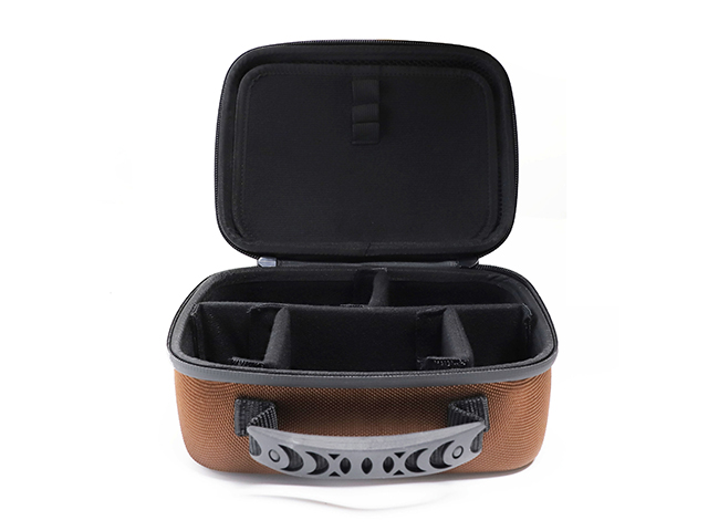 Custom EVA nylon tool case with DIY velcro dividers and plastic handle