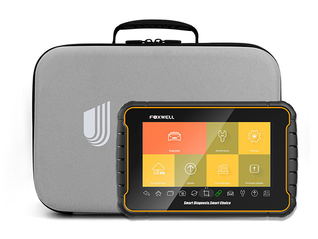 Light Grey EVA hard case for Foxwell GT60  Android Tablet OBD2 Scanner