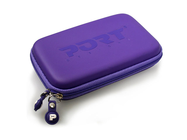 高级PU热压硬盘旅行盒包袋EVA内衬多色供选优质尼龙拉链开闭
